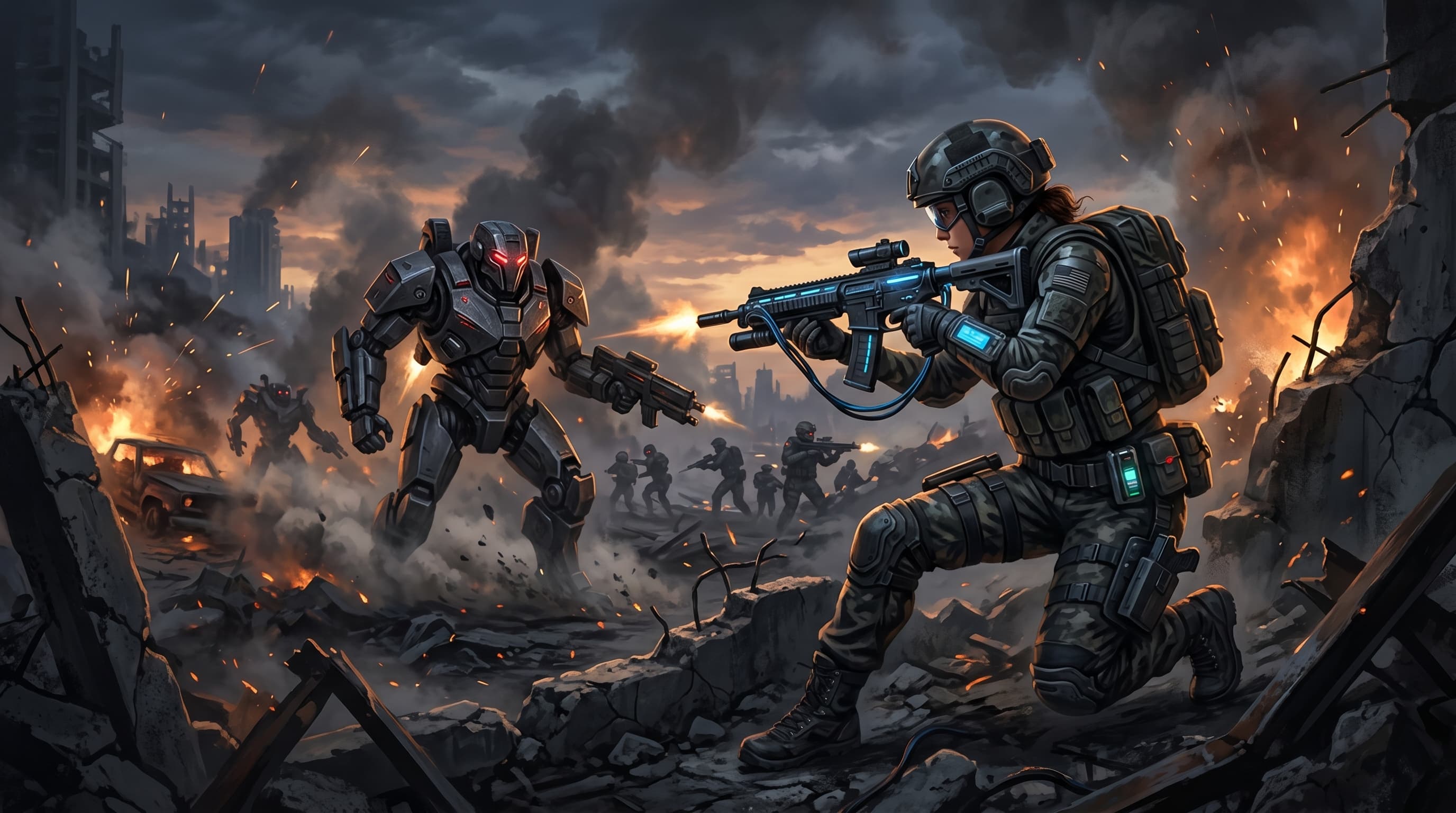 Opcode of Warfare Game: Scripted Combact